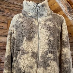 Sage Collective Zip Up Fleece Jacket Pockets Large NWT
